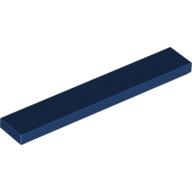 Lego destička 1x6 hladká, tmavě modrá (4252437)